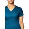Cherokee Luxe Women Scrubs Top Empire Waist Mock Wrap 21701(Caribbean Blue)