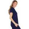 Cherokee Luxe Women Scrubs Top Empire Waist Mock Wrap 21701(Navy)
