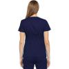 Cherokee Luxe Women Scrubs Top Empire Waist Mock Wrap 21701(Navy)