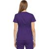 Cherokee Luxe Women Scrubs Top Empire Waist Mock Wrap 21701(Nu-grape)