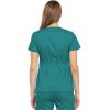 Cherokee Luxe Women Scrubs Top Empire Waist Mock Wrap 21701(Teal)