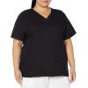 Cherokee Luxe Women Scrubs Top V-Neck 1845(Black)