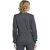 Cherokee Luxe Women Warm Up Scrubs Jacket Snap Front 1330(Pewter)