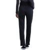Cherokee Maternity Scrub Pants for Women Straight Leg Bottoms with Belly Coverage, Ultra Soft 2-Way Stretch Fabric – WW155(Black)