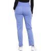 Cherokee Maternity Scrub Pants for Women Straight Leg Bottoms with Belly Coverage, Ultra Soft 2-Way Stretch Fabric – WW155(Ciel)