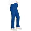 Cherokee Maternity Scrub Pants for Women Straight Leg Bottoms with Belly Coverage, Ultra Soft 2-Way Stretch Fabric – WW155(Galaxy Blue)