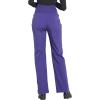 Cherokee Maternity Scrub Pants for Women, Workwear Professionals Soft Stretch WW220(Grape)