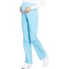 Cherokee Maternity Scrub Pants for Women, Workwear Professionals Soft Stretch WW220(Turquoise)