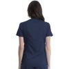 Cherokee Maternity Scrub Top Mock Wrap with 2 Pockets, Breathable and 2-Way Stretch Fabric – WW688(Navy)