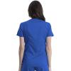 Cherokee Maternity Scrub Top Mock Wrap with 2 Pockets, Breathable and 2-Way Stretch Fabric – WW688(Royal)