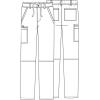 Cherokee Men Scrubs Pant Workwear Core Stretch Fly Front WW200(Hunter)