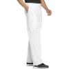 Cherokee Men Scrubs Pant Workwear Core Stretch Fly Front WW200(White)