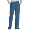 Cherokee Men Scrubs Set Modern Fit V-Neck Scrub Tops, CK900A and Tapered Leg Drawstring Scrub Pants, CK200A(Caribbean Blue)