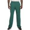 Cherokee Men Scrubs Set Modern Fit V-Neck Scrub Tops, CK900A and Tapered Leg Drawstring Scrub Pants, CK200A(Hunter Green)