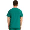 Cherokee Men Scrubs Set Modern Fit V-Neck Scrub Tops, CK900A and Tapered Leg Drawstring Scrub Pants, CK200A(Hunter Green)