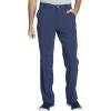 Cherokee Men Scrubs Set Modern Fit V-Neck Scrub Tops, CK900A and Tapered Leg Drawstring Scrub Pants, CK200A(Navy)