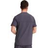 Cherokee Men Scrubs Set Modern Fit V-Neck Scrub Tops, CK900A and Tapered Leg Drawstring Scrub Pants, CK200A(Petwer)