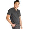 Cherokee Men Scrubs Top Workwear Revolution V-Neck WW751(Pewter)
