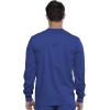 Cherokee Men Warm Up Scrubs Jacket Workwear Revolution Snap Front WW380(Galaxy Blue)