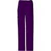 Cherokee Men & Women Scrubs Pant Workwear Core Stretch Drawstring Cargo 4043(Eggplant)