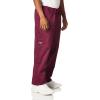 Cherokee Men & Women Scrubs Pant Workwear Core Stretch Drawstring Cargo 4043(Wine)