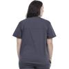 Cherokee Men & Women Scrubs Top Workwear Professionals Pocketless Tuckable V-Neck WW605(Pewter)
