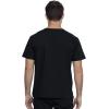 Cherokee Men & Women Scrubs Top Workwear Professionals Tuckable V-Neck WW644(Black)