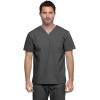 Cherokee Men & Women Scrubs Top Workwear Professionals Tuckable V-Neck WW644(Pewter)