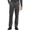 Cherokee Men and Women Scrub Set Tuckable V-Neck Top, WW625 with Tapered Leg Drawstring Pant, WW020(Pewter)