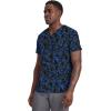 Cherokee Men and Women V-Neck Printed Top with 4 Pockets & Center Back Length 28″ – CK691(Dabbling in Paint)