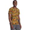 Cherokee Men and Women V-Neck Printed Top with 4 Pockets & Center Back Length 28″ – CK691(Happy Pumpkins)