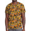 Cherokee Men and Women V-Neck Printed Top with 4 Pockets & Center Back Length 28″ – CK691(Happy Pumpkins)
