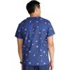 Cherokee Men and Women V-Neck Printed Top with 4 Pockets & Center Back Length 28″ – CK691(Home Run)