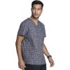 Cherokee Men and Women V-Neck Printed Top with 4 Pockets & Center Back Length 28″ – CK691(Instumental Helpers)