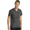 Cherokee Men and Women V-Neck Printed Top with 4 Pockets & Center Back Length 28″ – CK691(Sea Sketch)