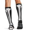 Cherokee Men’s Compression Socks, 10-15 mmHg Knee High, Colorful Print, Lightweight, 1 Pair Pack – MPRINTSUPPORT(Bad to the Bone)