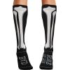 Cherokee Men’s Compression Socks, 10-15 mmHg Knee High, Colorful Print, Lightweight, 1 Pair Pack – MPRINTSUPPORT(Bad to the Bone)