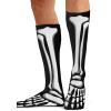 Cherokee Men’s Compression Socks, 10-15 mmHg Knee High, Colorful Print, Lightweight, 1 Pair Pack – MPRINTSUPPORT(Bad to the Bone)