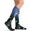 Cherokee Men’s Compression Socks, 10-15 mmHg Knee High, Colorful Print, Lightweight, 1 Pair Pack – MPRINTSUPPORT(Beam Me Up)