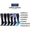 Cherokee Men’s Compression Socks, 10-15 mmHg Knee High, Colorful Print, Lightweight, 1 Pair Pack – MPRINTSUPPORT(Best By Par)