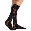 Cherokee Men’s Compression Socks, 10-15 mmHg Knee High, Colorful Print, Lightweight, 1 Pair Pack – MPRINTSUPPORT(Dancing Skeletons)