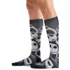 Cherokee Men’s Compression Socks, 10-15 mmHg Knee High, Colorful Print, Lightweight, 1 Pair Pack – MPRINTSUPPORT(Face of Fear)