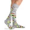 Cherokee Men’s Compression Socks, 10-15 mmHg Knee High, Colorful Print, Lightweight, 1 Pair Pack – MPRINTSUPPORT(Grouchy Feet)