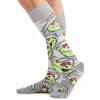 Cherokee Men’s Compression Socks, 10-15 mmHg Knee High, Colorful Print, Lightweight, 1 Pair Pack – MPRINTSUPPORT(Grouchy Feet)