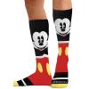 Cherokee Men’s Compression Socks, 10-15 mmHg Knee High, Colorful Print, Lightweight, 1 Pair Pack – MPRINTSUPPORT(Happy Go Mickey)