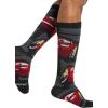 Cherokee Men’s Compression Socks, 10-15 mmHg Knee High, Colorful Print, Lightweight, 1 Pair Pack – MPRINTSUPPORT(Keepin’ Up)