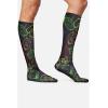 Cherokee Men’s Compression Socks, 10-15 mmHg Knee High, Colorful Print, Lightweight, 1 Pair Pack – MPRINTSUPPORT(Woody’s Gang)