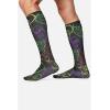 Cherokee Men’s Compression Socks, 10-15 mmHg Knee High, Colorful Print, Lightweight, 1 Pair Pack – MPRINTSUPPORT(Woody’s Gang)