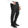 Cherokee Men’s Jogger Modern fit mid-Rise Pull-on Bottoms with 6 Pockets and Elastic Waistband WW251(Black)