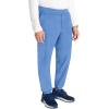 Cherokee Men’s Jogger Modern fit mid-Rise Pull-on Bottoms with 6 Pockets and Elastic Waistband WW251(Ciel)